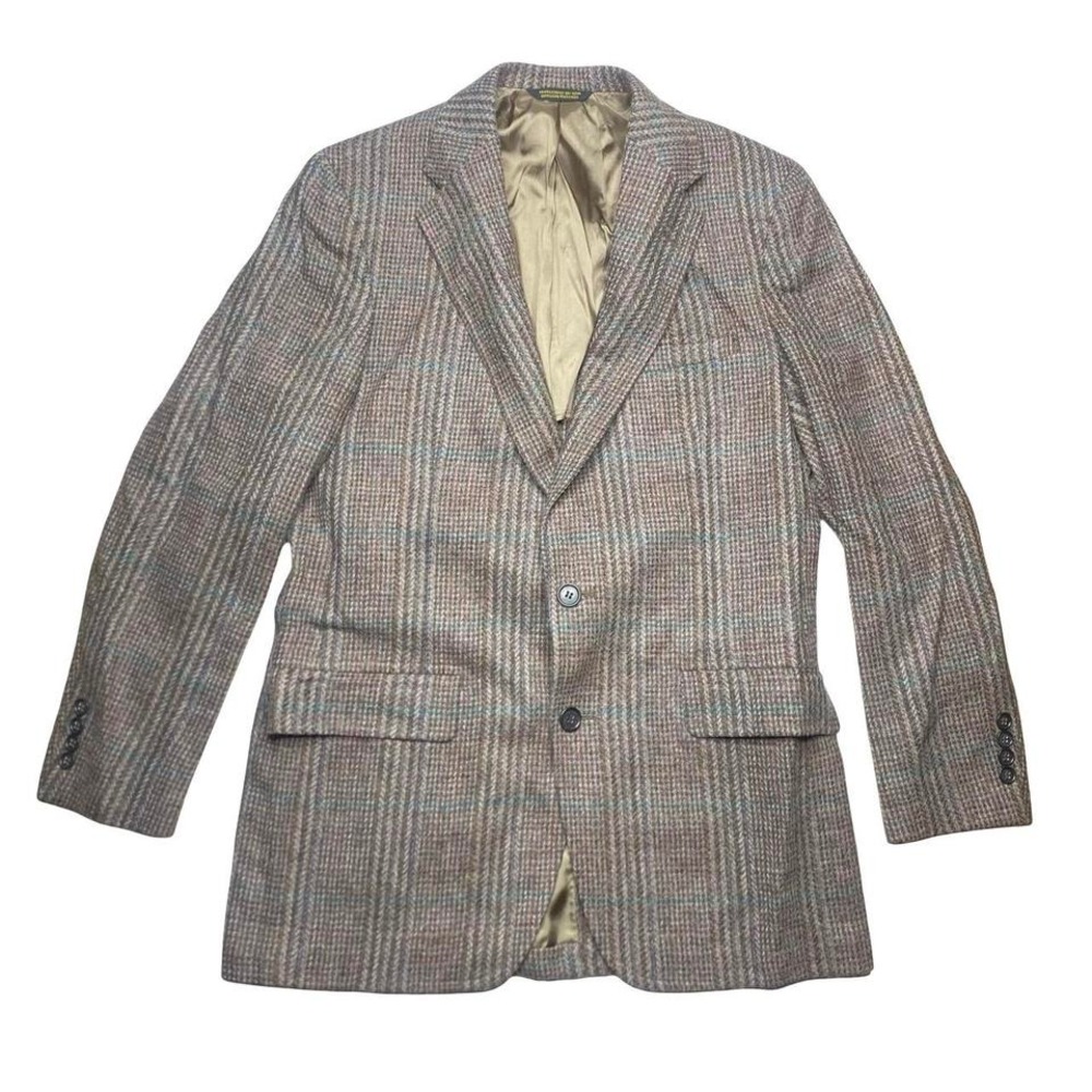 Vintage Gant tweed‎ wool blazer suit coat 39R